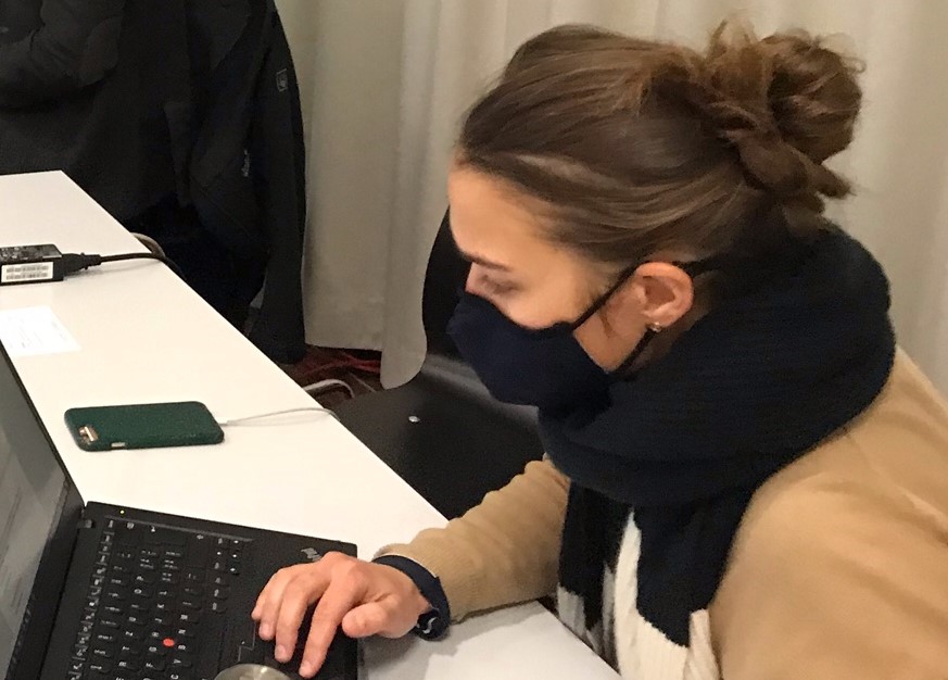 GdeVersammlung, vrnl Xenia Klaus (vom ZO), Marco Korrodi, Lisa Dietrich, Barbara Schoch